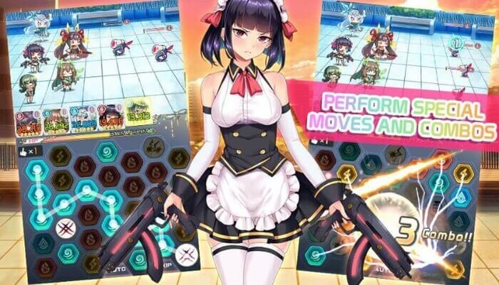 Perform Special Movies and Combo in Project QT Mod APK