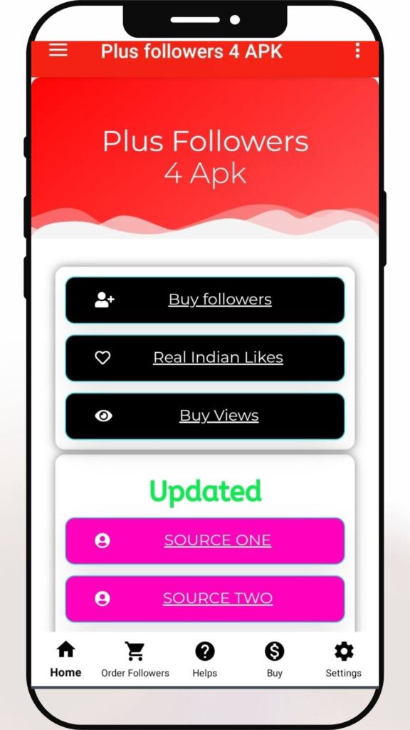 Buy Followers in Plus Followers 4 APK